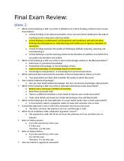 PHIL 341 Final Exam Study Guide 3.